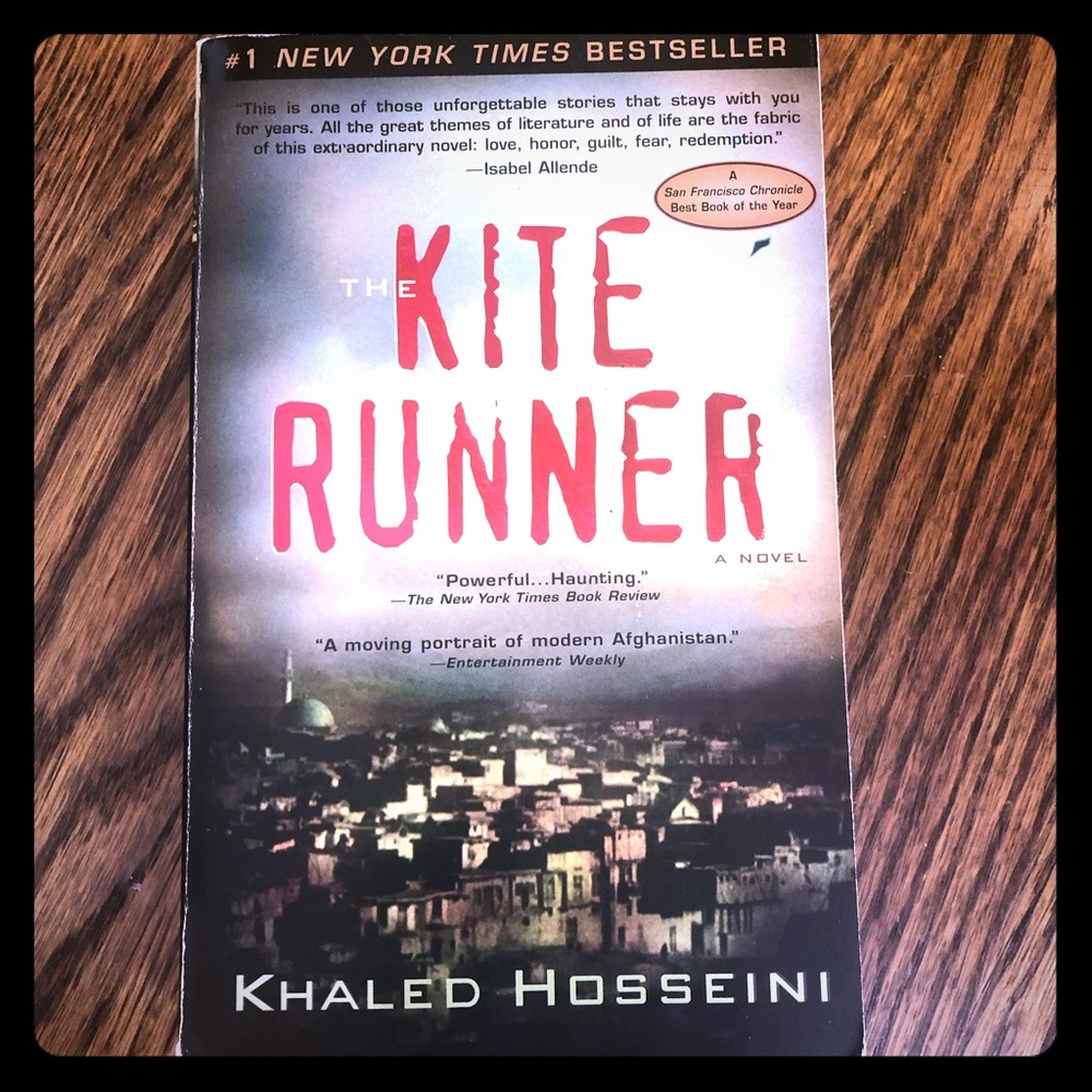 The Kite Runner paperback book by Khaled Hosseini